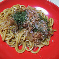 ﾌﾗﾝｸﾐｭｰﾗ's cooksnap of when they made もやしと豚肉のソース焼きうどん.