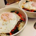 ななお❀'s cooksnap of when they made ピーマンとにんじんのきんぴら丼.