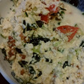 kumicyoo's cooksnap of when they made 切ってあえるだけ!!夏野菜の白和えサラダ.