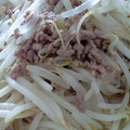 板の間の娘's cooksnap of when they made 簡単✿もやしと挽肉の中華炒め.
