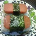 ohmagari's cooksnap of when they made ♬♫簡単!大好き!　スパムむすび♫♬.
