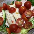 10572's cooksnap of when they made サラダに。ごろごろトマトのドレッシング！.