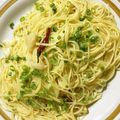 ethnic0229's cooksnap of when they made にんにく増量ペペロンチーノ.