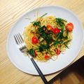 春ひなた's cooksnap of when they made いわしとトマトの紫蘇香るペペロンチーノ.
