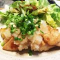 クックPXOOKP☆'s cooksnap of when they made 鶏胸肉のひんやり梅みぞれ和え♪.