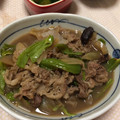 ともぱんたから's cooksnap of when they made 牛肉・たけのこ・ピーマン・ネギすき焼き風.
