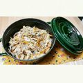 ぽんた☆ミ's cooksnap of when they made ストウブde鶏五目炊き込みご飯.