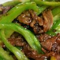 Cｈoｃo's cooksnap of when they made 牛肉とピーマンの炒め物.
