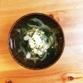 ＊ＡＫＯＲＩ＊'s cooksnap of when they made 玉ねぎとわかめのお吸い物.