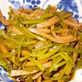 めいみち。's cooksnap of when they made 芋蔓と蒟蒻の煮物.