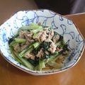 サーフブレイド's cooksnap of when they made 小松菜ツナ炒め.