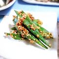 ＴＯＭＯＷＡＴ's cooksnap of when they made オクラの胡麻和え♪.