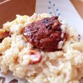 ゆのほなッチ★'s cooksnap of when they made 簡単！玉ねぎとソーセージのチーズリゾット.