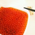 おやゆび姫yuki's cooksnap of when they made 海っこがお届けする♡簡単いくらの醤油漬け.