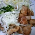 おにぎりママ's cooksnap of when they made 鶏皮かりかり.