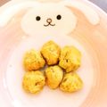 ぷぅぷう's cooksnap of when they made 離乳食中期〜✨さつまいものきな粉ボール.