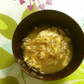 ☆こまっと☆'s cooksnap of when they made みょうがたっぷり♪卵とじ味噌汁.