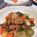 クックBX8C1S☆'s cooksnap of when they made 薄切りロースの簡単酢豚.