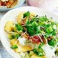 SP♪'s cooksnap of when they made 農園レシピ・お揚げの梅納豆サラダ♪.