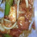 Cook♪Tacos's cooksnap of when they made 鶏もも肉とアスパラのトマトソース炒め.