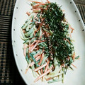 またんぱ's cooksnap of when they made ★時短★人参ときゅうりのたらこマヨ和え.