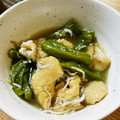 maumauchan's cooksnap of when they made 万願寺とうがらしと油揚げの煮びたし.