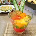 yuki808's cooksnap of when they made おしゃれな夏野菜のお浸し ひんやりジュレ.