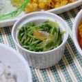 atsuka's cooksnap of when they made 豆苗のガーリック炒め.