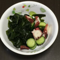 o料理見習君o's cooksnap of when they made タコとキュウリの酢の物.