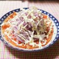 ねっちゃんっ's cooksnap of when they made サーモン☆紫玉ねぎと貝われ大根のせ.