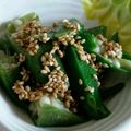 kacchin_'s cooksnap of when they made 簡単☆おくら胡麻あえ♪.
