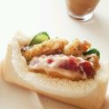 ねっちゃんっ's cooksnap of when they made マヨデリ・天婦羅ポケットサンド.
