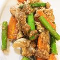 けろみーちゃん's cooksnap of when they made アスパラガスと豚肉の味噌炒め.