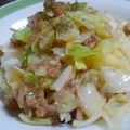 クックメイ☆'s cooksnap of when they made 簡単！キャベツとひき肉のピリ辛味噌丼♪.