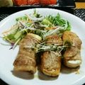 mina0323's cooksnap of when they made 肉巻き豆腐の生姜焼き.