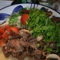 Nobu10's cooksnap of when they made 牛肉とパクチーのサラダ.
