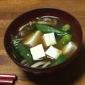 おはなすき's cooksnap of when they made オクラとしめじと豆腐の簡単な味噌汁.