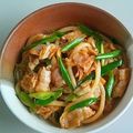ryo2378's cooksnap of when they made 豚キムチ焼きうどん.