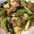 mamukana's cooksnap of when they made こまつな～でチャンプル！！.