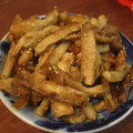 れのっち's cooksnap of when they made ■手軽に一品■ちくわ＆油揚げのきんぴら■.