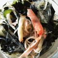 マミー’Sキッチン！'s cooksnap of when they made わかめとカニカマ春雨の酢の物.