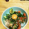 でくらいん's cooksnap of when they made 簡単☆サーモン丼.
