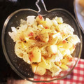 PicoTX's cooksnap of when they made 桃モッツァレラ（火を使わず簡単）.