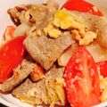 OoTOMOoO's cooksnap of when they made 味噌が決めて！豚肉とトマトのたまご炒め.
