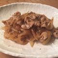 イッツムー's cooksnap of when they made 豚バラ肉と玉ねぎのさっぱり梅肉ソース炒め.