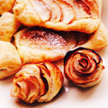 まるさんかまさん's cooksnap of when they made ＊ちょー簡単！！薔薇のアップルパイ＊.