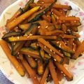 りかりぃー's cooksnap of when they made かぼちゃのきんぴら.