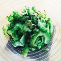 クック15E9MJ☆'s cooksnap of when they made ゴーヤの塩昆布和え.