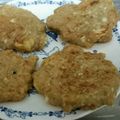 みちゅー３'s cooksnap of when they made 離乳食★オートミールとバナナの豆腐お焼き.