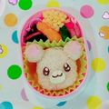 kazupooh77's cooksnap of when they made キャラ弁＊魔法つかいプリキュア！モフルン.